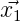 ⃗x1