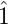 ˆ1
